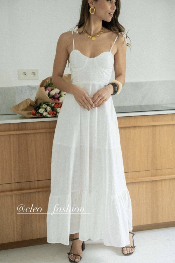 SUKIENKA CONSTANZA WHITE
