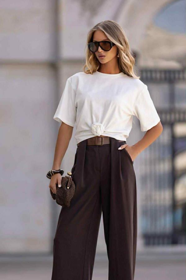 T-SHIRT GABA WHITE
